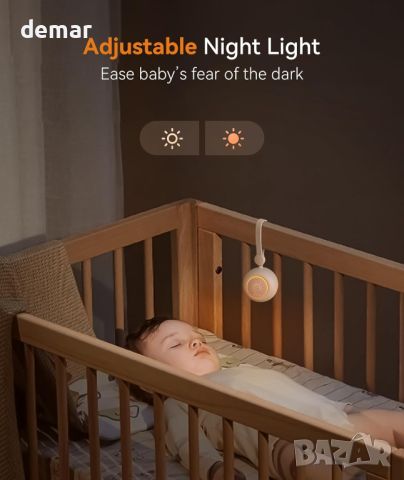 Dreamegg Sleep Lite 1 - Преносима машина с бял шум, Помощ за приспиване на бебета, с 19 звука, снимка 7 - Други - 46649281