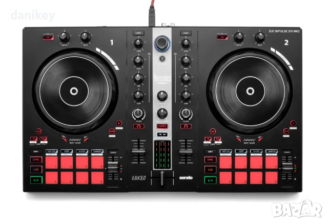 Hercules DJControl Inpulse 300 MK2 – DJ контролер като нов неизползван