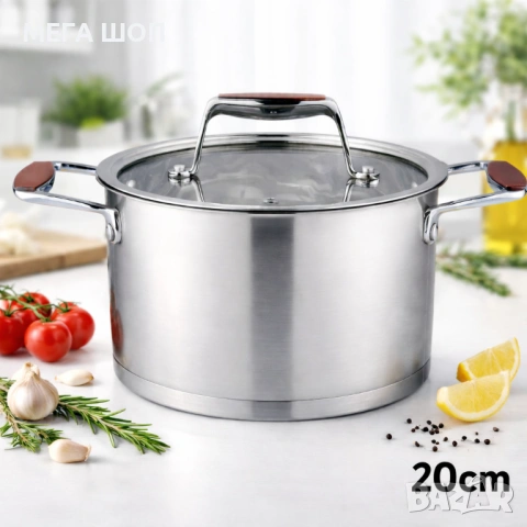 Тенджера Oliver Voltz OV51210P18/OV51210P20/OV51210P22, Berlin Premium Collection, Неръждаема стоман, снимка 3 - Съдове за готвене - 53928815