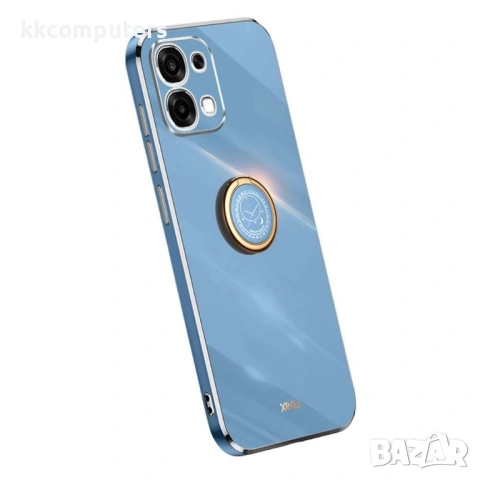 XINLI Калъф за Oppo A6 Pro 5G / 4G - Пръстен, Електропокритие, TPU, 7 цвята, снимка 2 - Калъфи, кейсове - 54287935