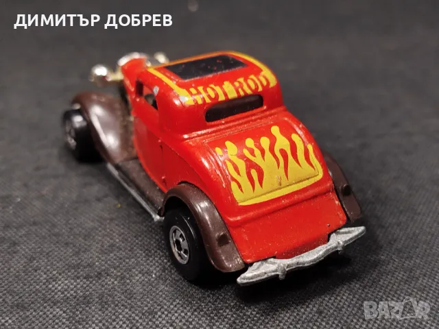 СТАРА РЕТРО МЕТАЛНА КОЛИЧКА HOT WHEELS FORD COUPE MALAYSIA, снимка 3 - Колекции - 48893165