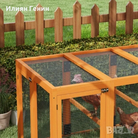 Кокошарник PawHut за 1-3 пилета, снимка 9 - За селскостопански - 53881646