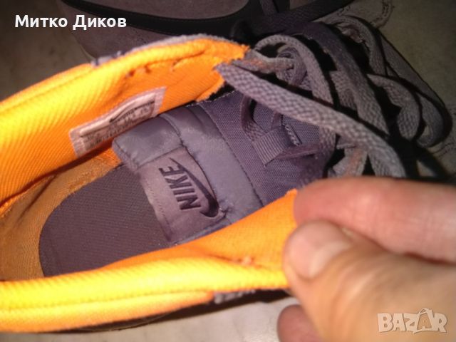 Nike маратонки естествена кожа леки велур маркови  №44.4 стелка 285мм UK-9.5  US-10.5, снимка 6 - Маратонки - 45607929