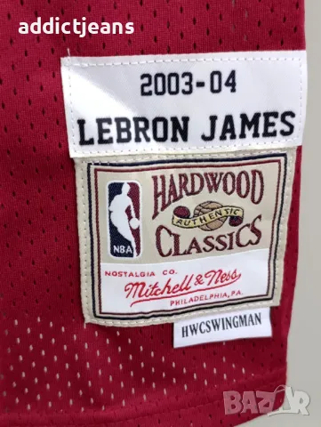 Мъжки потник Mitchell&Ness Cleveland размер M, снимка 6 - Тениски - 48234524