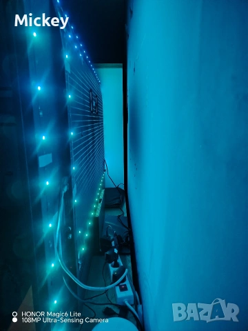 RGB LED лента 5 метра, снимка 2 - Лед осветление - 53243392