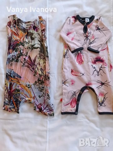 Molo 2 ромпъра  62 размер за момиченце, снимка 6 - Бебешки гащеризони - 48843589