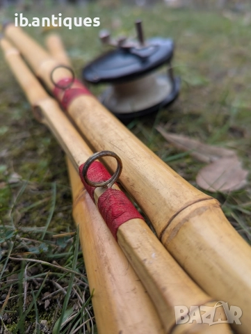 Стара бамбукова въдица , снимка 2 - Въдици - 52774974