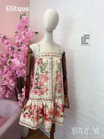 лятна флорална рокля , снимка 5 - Рокли - 53580231