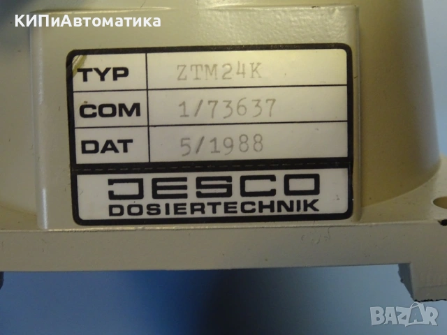 дозираща мембранна помпа Lutz Jesco ZTM24K Motor Driven Diaphragm Dosing Pump 2х22L/h, снимка 5 - Резервни части за машини - 53176702