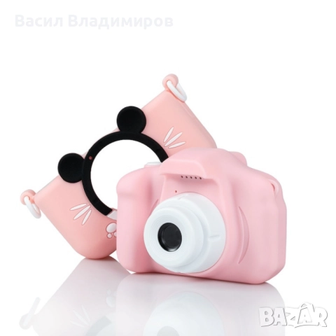 HD цифров фотоапарат за деца – 1080P видео, забавни рамки и устойчив дизайн, снимка 6 - Други - 52703838
