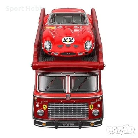 Hot wheels Ferrari Tram Transport 250 GTO & Fiat 642, снимка 5 - Колекции - 52916160