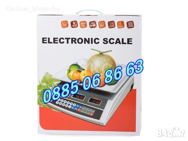 3 модела кантар до 40 кг с метална платформа, електронна везна, снимка 4 - Везни - 30221552