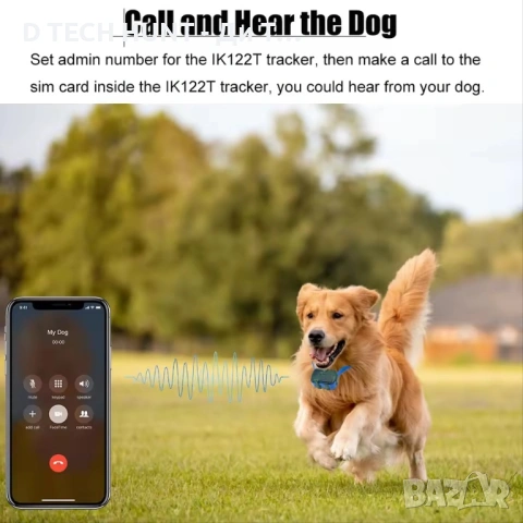 GPS Тракер за Кучета IK122T PRO-4000mAh., снимка 4 - За кучета - 54176313