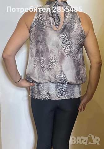  Блуза в животински принт, снимка 2 - Блузи с дълъг ръкав и пуловери - 52097314