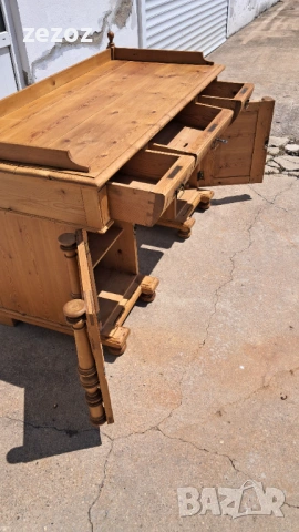 Бюро антикварно масив, снимка 7 - Бюра - 53518737