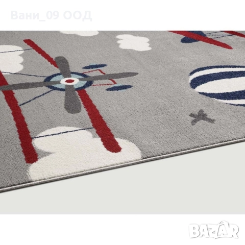 120х170см! Детски килим "Самолети", снимка 2 - Килими - 52185887