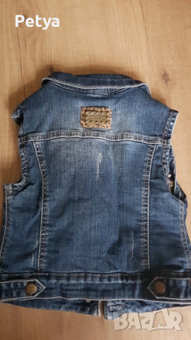 Детски дънков елек 2-3год, снимка 3 - Детски якета и елеци - 52052747