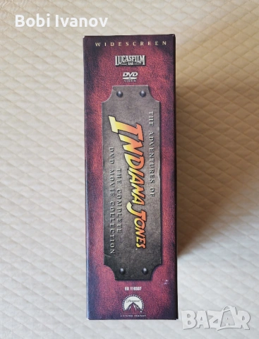 Indiana Jones Индиана Джоунс DVD Трилогия и бонус + Индиана Джоунс 4 (2 диска) с Бг субтитри., снимка 8 - DVD филми - 50916233