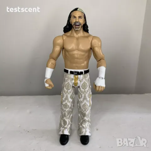 Екшън фигура WWE Matt Hardy Мат Харди Wrestlemania Basic играчка WWE AEW, снимка 6 - Фигурки - 48244215