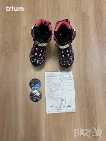 Регулируеми зимни кънки за момиче  Stuf, номер 35-38, снимка 3 - Ролери, кънки - 52137159