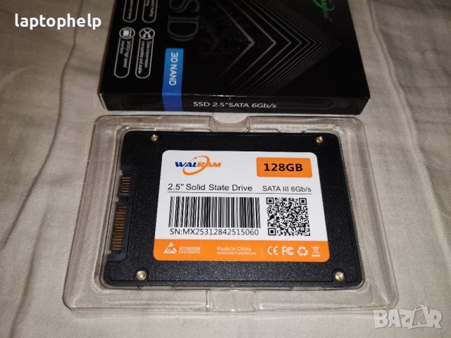 SSD 128GB WALRAM 2.5" SATA 3 - НОВО, снимка 2 - Твърди дискове - 46636708