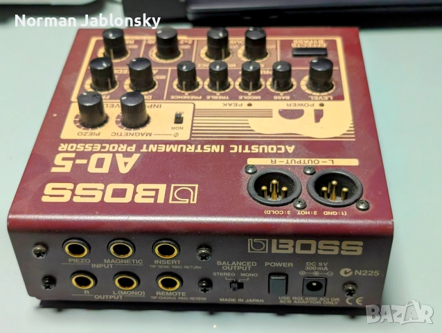 Boss AD-5 Acoustic Instrument Processor, снимка 3 - Китари - 51853891