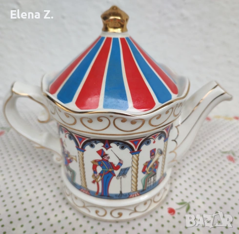 Чайник Беседка с оркестър Sadler Англия, снимка 7 - Аксесоари за кухня - 53999667