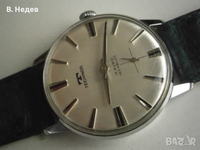 NOS! TECHNOS, cal. Unitas 6325, 17 jewels, wehrmachtswerk, Swiss, TOP!, снимка 3 - Мъжки - 49595115