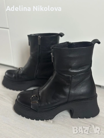 Дамски боти естествена кожа, снимка 5 - Дамски боти - 53054583
