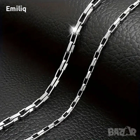 Мъжки Ланец от Медицинска стомана, снимка 2 - Колиета, медальони, синджири - 51944963