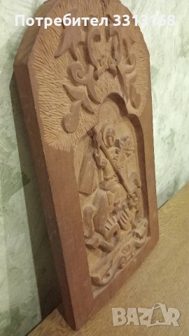 Дърворезба Икона Свети Георги , снимка 3 - Икони - 52192720