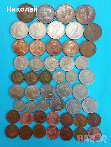 Лот монети Великобритания , снимка 7 - Нумизматика и бонистика - 53244242