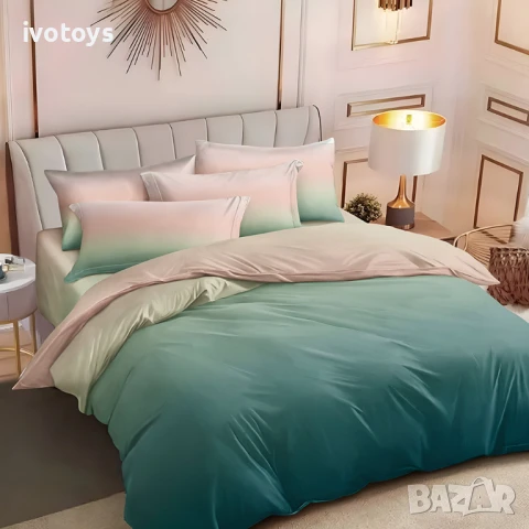 Двулицево спално бельо, 6 части - Модел WS18061, снимка 1
