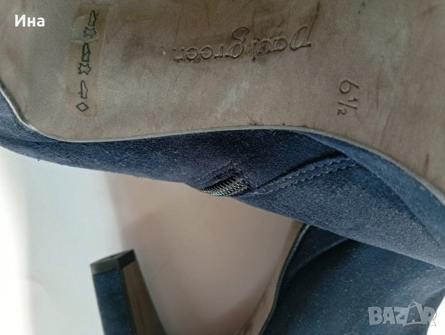 Черни дамски боти Paul green н.40 естествена кожа , снимка 7 - Дамски боти - 53071419