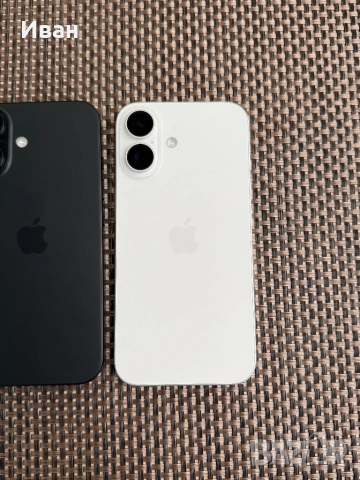 Нови•iphone 16 White Black ЛИЗИНГ 45лв/м айфон 16 128GB, снимка 3 - Apple iPhone - 52550281