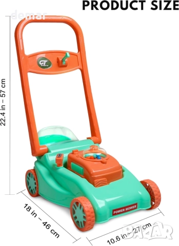 Детска косачка за трева CT SPORTS с реалистично действие и звуци, снимка 7 - Образователни игри - 52076324