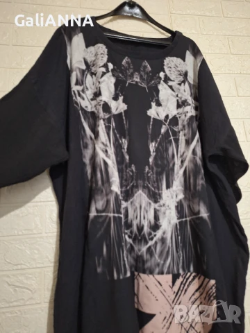 СТРАХОТНА ТУНИКА ЕФЕКТЕН МОДЕЛ 3XL-5XL, снимка 3 - Туники - 51241258