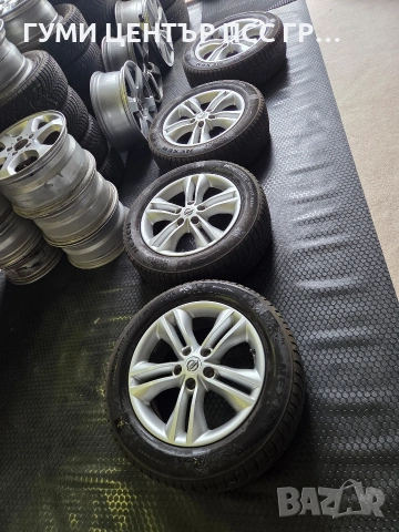 Джанти 17 цола Нисан + гуми М+S dot 22, снимка 4 - Гуми и джанти - 53322794