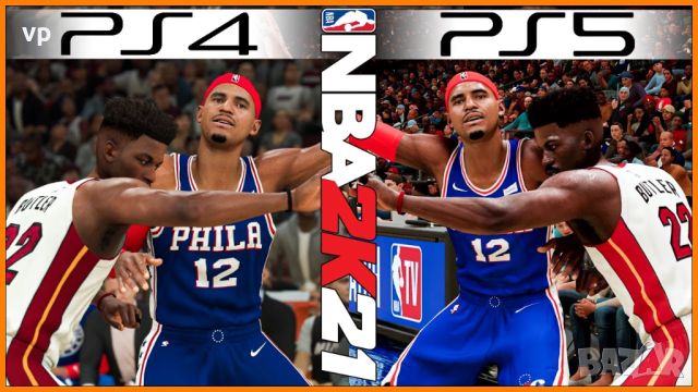 NBA 2K21 Игра за двама -Блу Рей диск в перфектно състояние за PlayStation 5, Плейстейшън 4, PS4, PS5, снимка 15 - Игри за PlayStation - 45686201