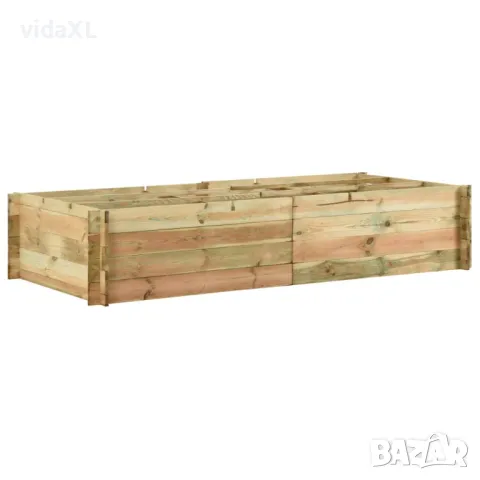 vidaXL Повдигната леха за разсад, импрегниран бор, 197x100x40 см(SKU:43345, снимка 1 - Други - 47459657