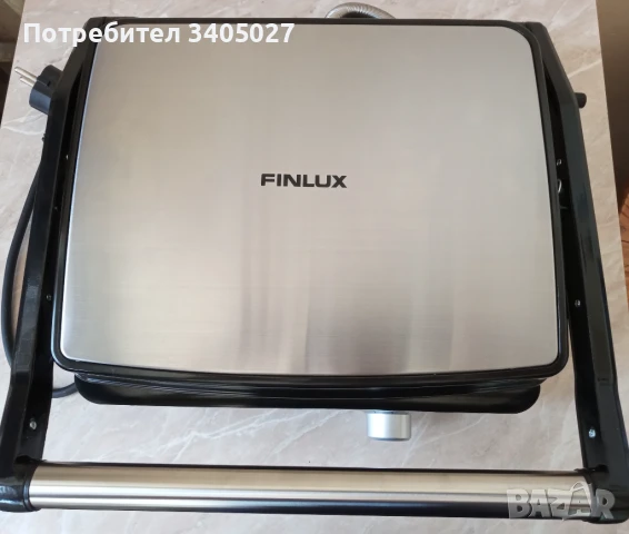 Грил преса Finlux FCG-2008M, снимка 3 - Тостери - 51178186