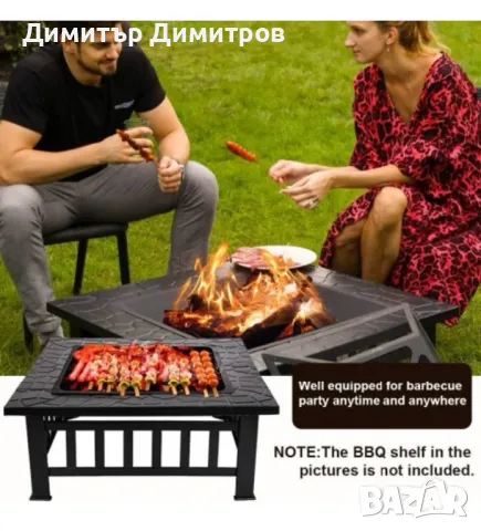  🌟 Уникална градинска маса 3-в-1 – Масичка, ледарка и BBQ! 🍹🔥, снимка 3 - Маси - 48497293