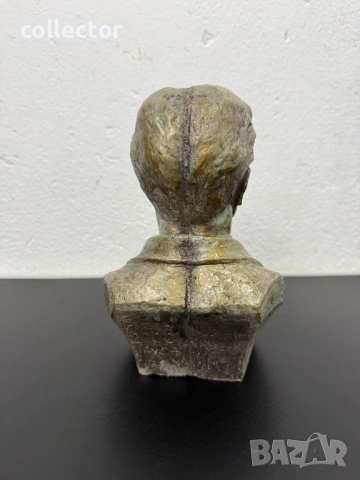 Бронзиран бюст на Васил Левски. №7823, снимка 5 - Колекции - 53069236