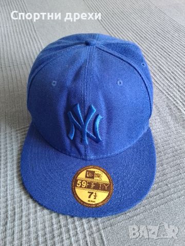 Шапка New Era 59Fifty Fitted New York Yankees MLB Baseball Cap Authentic, снимка 1 - Шапки - 45810027