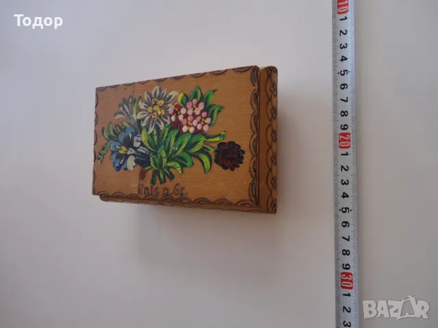 Авторска дървена кутия за бижута 6, снимка 3 - Антикварни и старинни предмети - 49633141