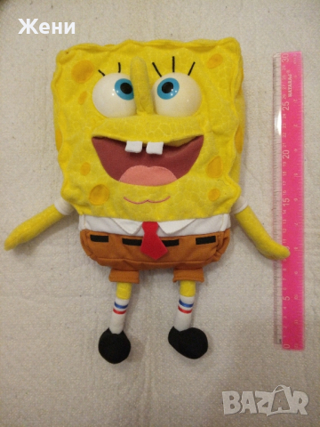 Интерактивен плюшен Sponge Bob Mattel Viacom 2000 Спонджбоб , снимка 1 - Музикални играчки - 44996757