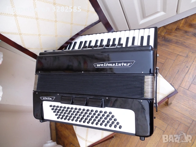 Акордеон Велтмайстер Стела 80 баса, снимка 6 - Акордеони - 53652735