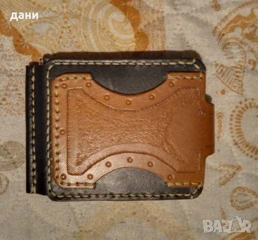 Clip wallet -  портфейл от естествена кожа , снимка 6 - Портфейли, портмонета - 52734540