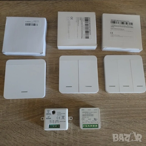 Безжичен ключ за осветление с RF433 модул с/без нула, WiFi управление, снимка 8 - Други - 44179136