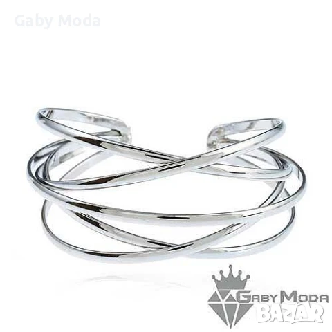 Дамска регулируема гривна в 2 цвята, снимка 3 - Гривни - 51065834